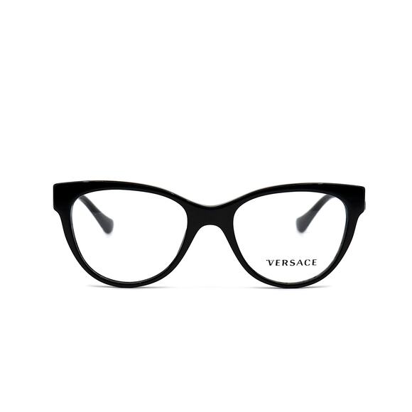 NEW VERSACE VE3304 GB1 BLACK EYEGLASSES FRAME - Picture 2 of 12